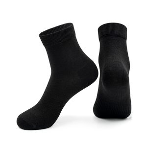 Breathable Antibacterial Socks for Men & Women – 7A Deodorant Combed Cotton Crew Socks with Wormwood Essential Oil