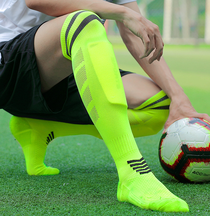 Long Football Socks – Thick Cushion Over-Knee Anti-Slip Training Socks for Adults & Children - SODVO