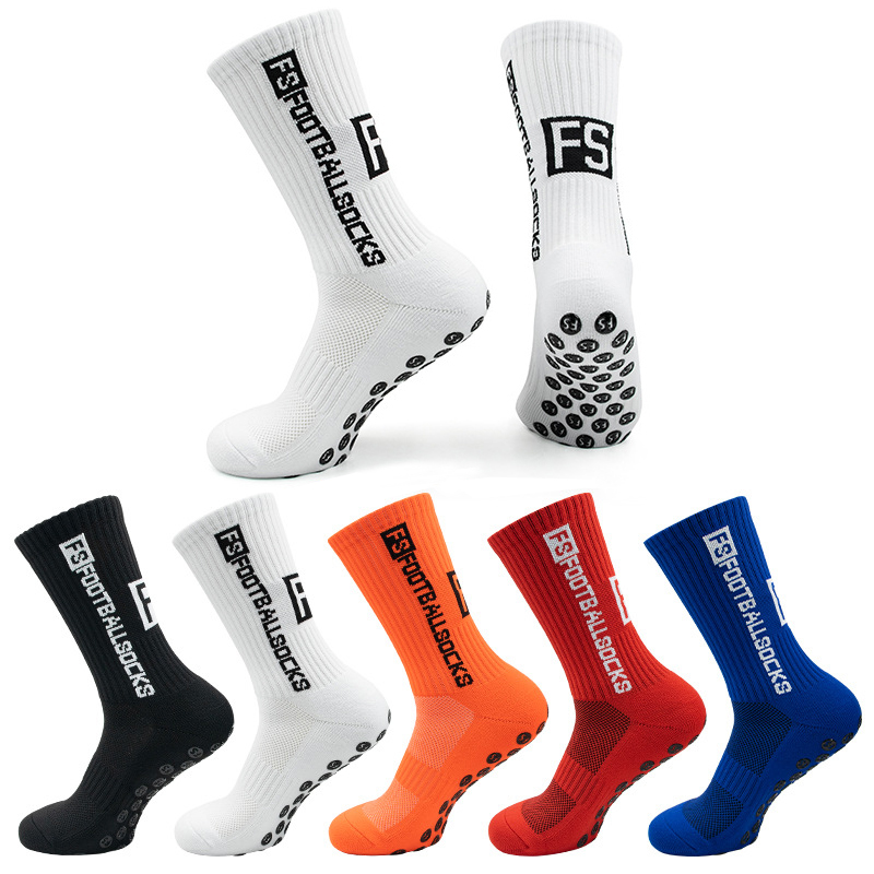 Men's Mid-Calf Soccer Socks – Thick Terry Cushion, Anti-Slip, Performance Sports Socks