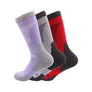 Men’s Wool Crew Socks – Warm Thick Terry Snow Socks, Merino Wool Winter Sports Socks
