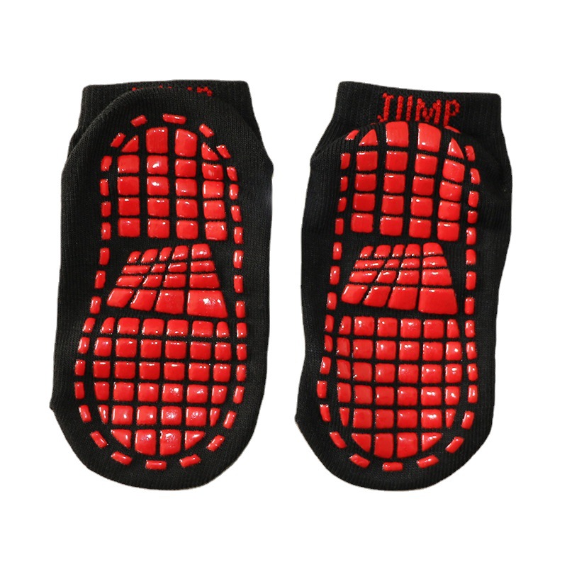 Non-Slip Trampoline Socks for Kids & Adults - Anti-Skid Grip Socks for Indoor Playgrounds, Home & Gym Use - SODVO