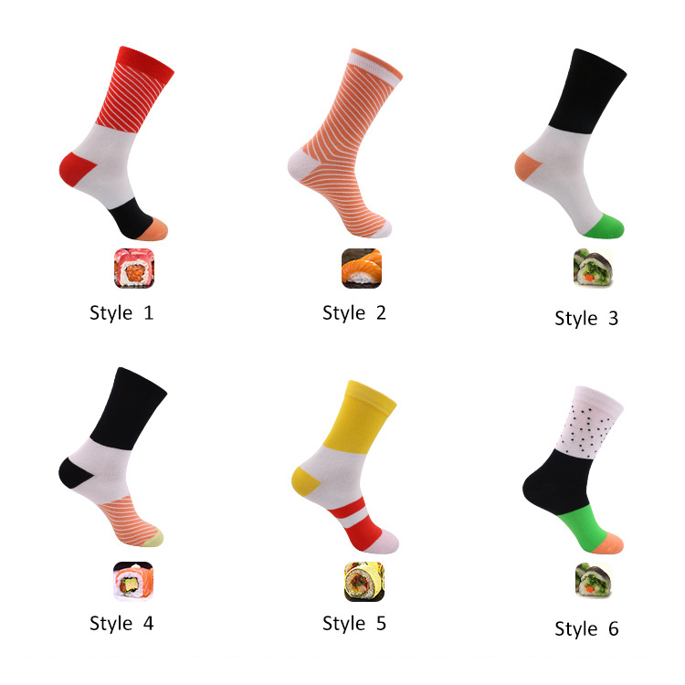 SODVO Funny Sushi Socks Set – Creative Mid-Calf Food Socks for Couples, Unique Valentine’s Day Gift Idea