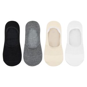 SODVO No-Show Cotton Socks – Summer Low-Cut Non-Slip Invisible Liner Socks, Breathable & Elastic Casual Socks for Men & Women