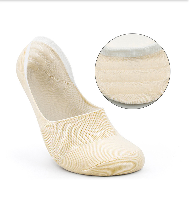 SODVO No-Show Cotton Socks – Summer Low-Cut Non-Slip Invisible Liner Socks, Breathable & Elastic Casual Socks for Men and Women