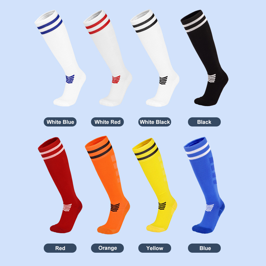 SODVO Professional Over-the-Knee Soccer Socks for Adults & Kids – Thick Terry Cushion, Anti-Slip, Moisture-Wicking Long Football Socks for Training & Match Play