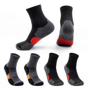 Thick Terry Basketball Socks for Men - Pro Training Mid-Calf Socks with Cushion, Breathable & Quick-Dry Performance Fit
