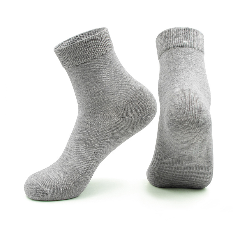 Unisex Antibacterial Cotton Crew Socks – Breathable, Sweat-Absorbing & Deodorant with Wormwood Extract