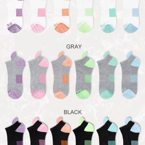 Women's Low-Cut Sports Socks – Thick Terry, Quick-Dry & Breathable for Running & Training - SODVO