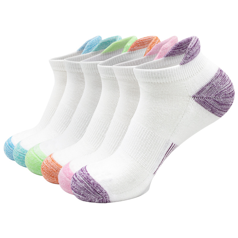 Women's Outdoor Running Socks - Low-Cut, Thick Terry, Quick-Dry & Breathable for Training