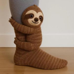 Animal Graphic Crew Socks (2)
