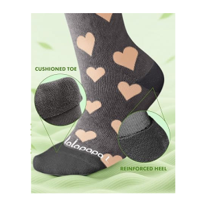 Bamboo Viscose Compression Socks for Women Men 2 Pairs 15-20mmHg Knee High Compression Socks2 Bamboo Viscose Compression Socks for Women Men 2 Pairs 15-20mmHg Knee High Compression Socks2