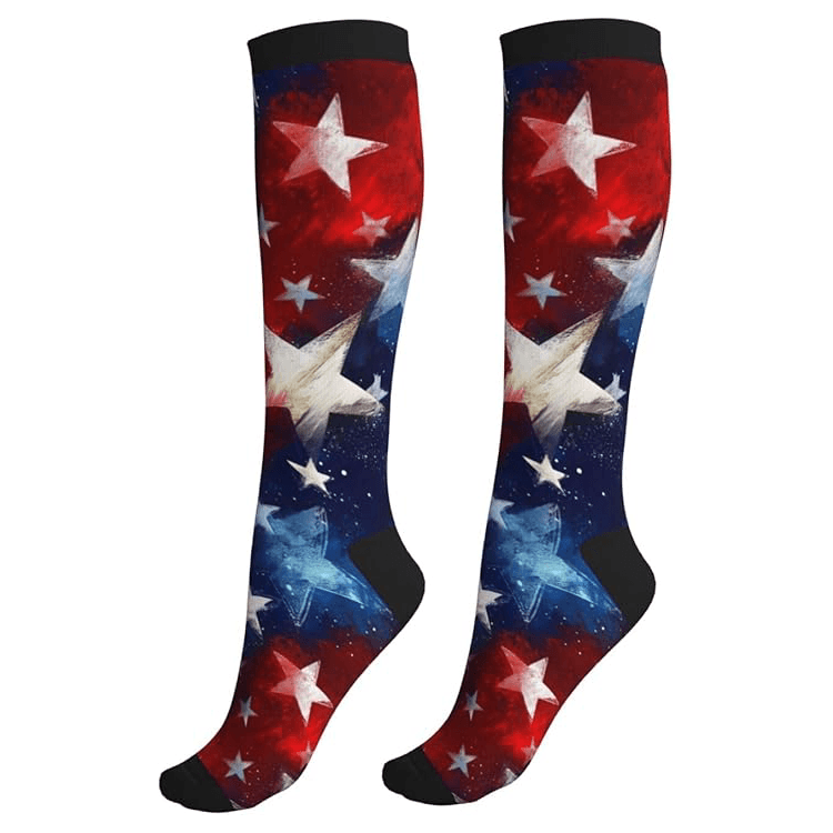 Camo Print Compression Socks Calf Knee High Support Socks1