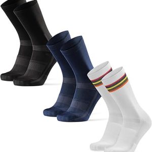 Crew Cycling Socks – Breathable Fast-Dry Bike Socks with Cushioned Sole for Men & Women1