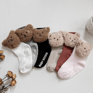 Cute Cartoon Cotton Crew Socks for Children