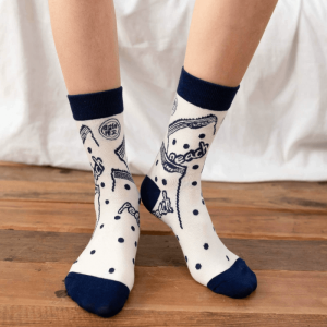 Cute Streetwear Cotton Crew Socks(2)