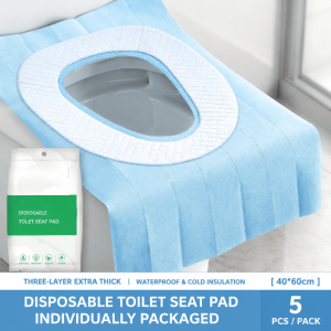 Disposable Adhesive Toilet Seat Cover1