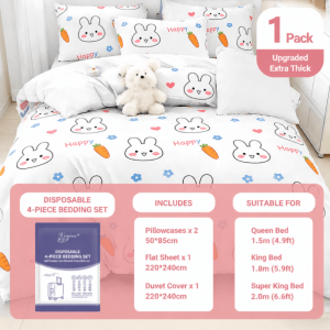Disposable Bedding 4-Piece Set2
