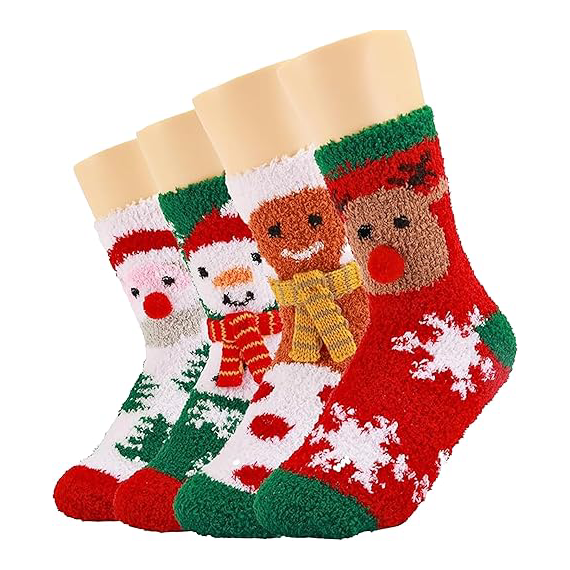 Fluffy Fuzzy Socks for Women & Teen Girls1