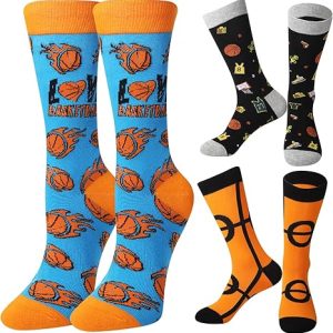Funny Basketball Crew Socks for Men and Women1