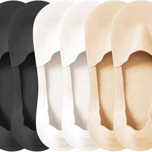 Ice Silk No Show Socks with Cotton Sole for Women1