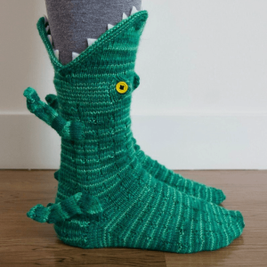 Knit Crocodile Socks （2）
