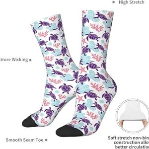 Music Black Funny Crew Socks For Women Men1
