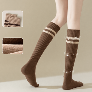 Slimming Leg Knee-High Cotton Socks for Women (1)
