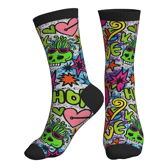 Slouchy Crew Socks for Men and Women3