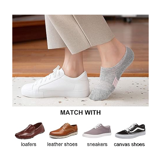 Women's No Show Socks Athletic Ankle Socks Cushioned Running Low Cut2