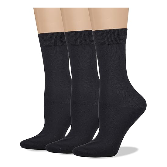 Women's Soft Combed Cotton Dress Socks1