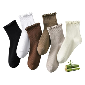 Women’s Viscose from Bamboo Ruffle Ankle Socks1