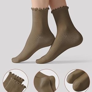 Women’s Viscose from Bamboo Ruffle Ankle Socks2