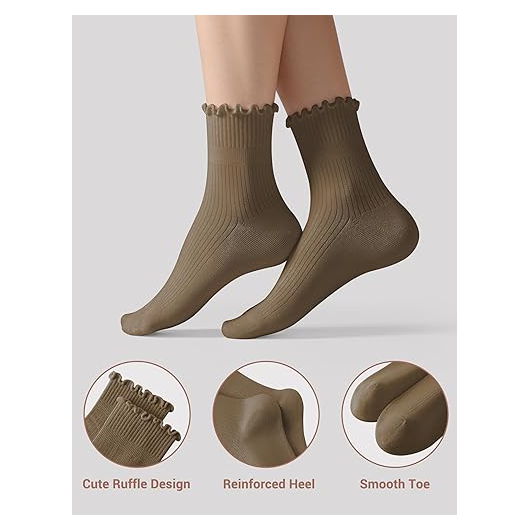 Women’s Viscose from Bamboo Ruffle Ankle Socks2