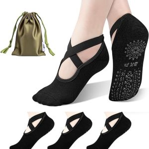 Yoga Socks for Women, Pilates Socks Non Slip Grip Socks1