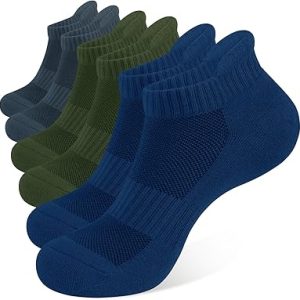 Ankle Athletic Running Socks for Men Women - Comfortable Cotton Cushioned and Anti-Blister1