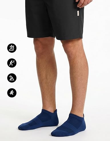 Ankle Athletic Running Socks for Men Women - Comfortable Cotton Cushioned and Anti-Blister2