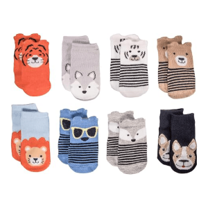 Baby Animal Character Socks 8-Pack1