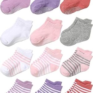 Baby Non-Slip Grip Ankle Socks1