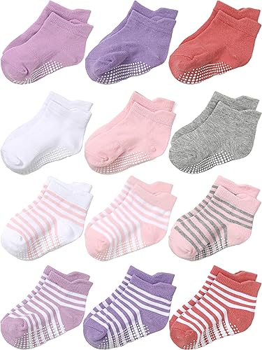 Baby Non-Slip Grip Ankle Socks1