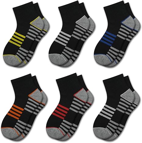 Boys Athletic Quarter Socks1