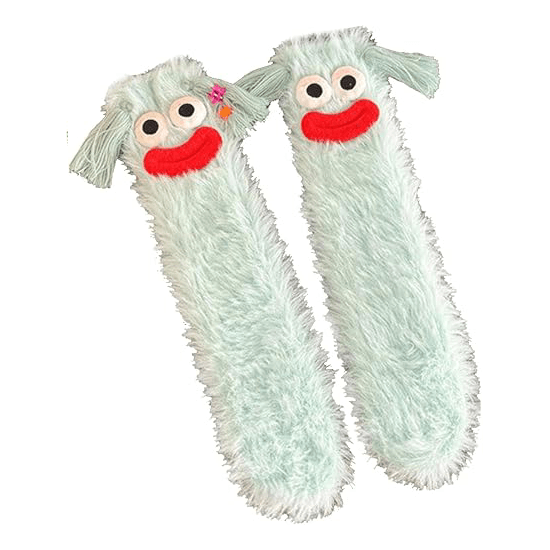 Crazy Funny Fuzzy Slipper Socks3