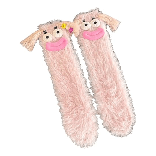 Crazy Funny Fuzzy Slipper Socks4