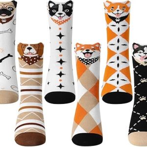 Cute Animal Crew Socks for Women1