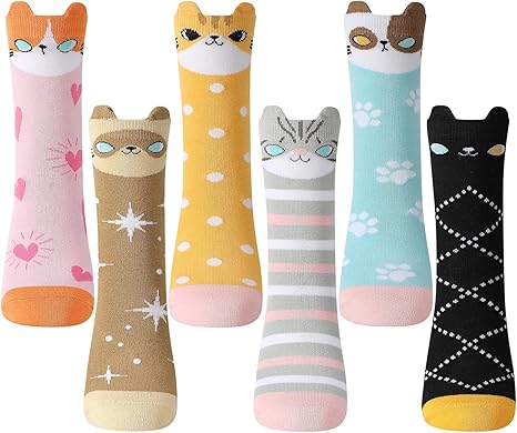 Cute Animal Crew Socks for Women2