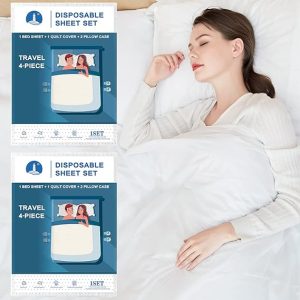 Disposable Bedding Set for Hotel and Travel1