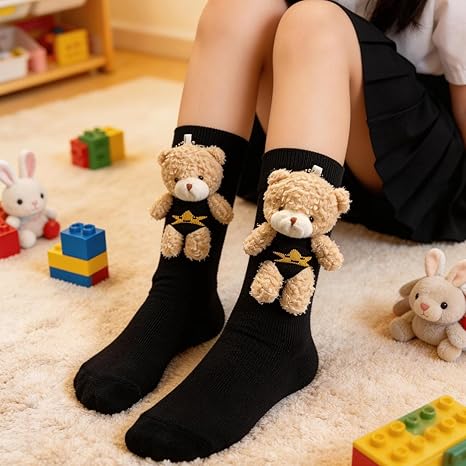 Funny Animal Cotton Grip Socks2