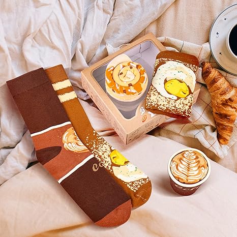 Funny Breakfast Socks Gift Box2