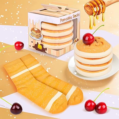 Funny Breakfast Socks Gift Box4