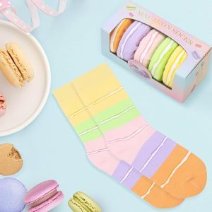 Funny Donut & Macaron Socks Gift Box2 Funny Donut & Macaron Socks Gift Box2