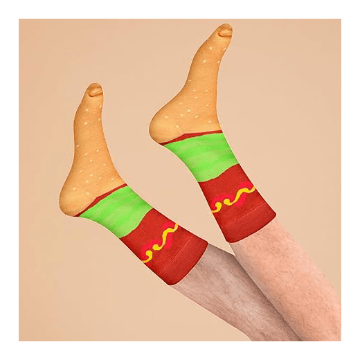 Funny Hot Dog Socks Gift Box3